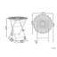 Kurz Round 2 – Person Outdoor Bistro Table-124266971