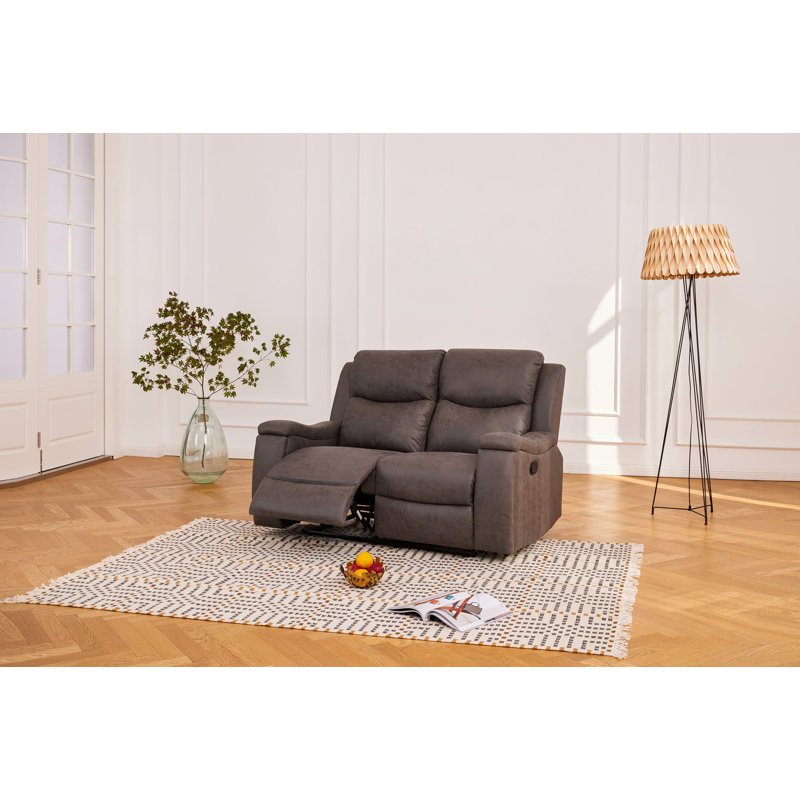 Gough 2 Seater Faux Leather Reclining Sofa
