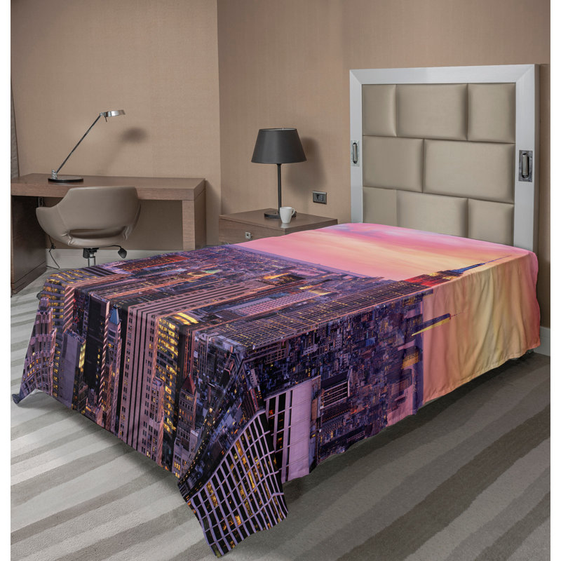 Drap-housse Ambesonne New York, Simple