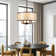 4-Light Natural Capiz Shell Drum Chandelier