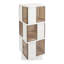 Bibliothèque rotative à 3 niveaux avec portes H 42,51 "x l 14,56" x P 14,56 "-1458386605