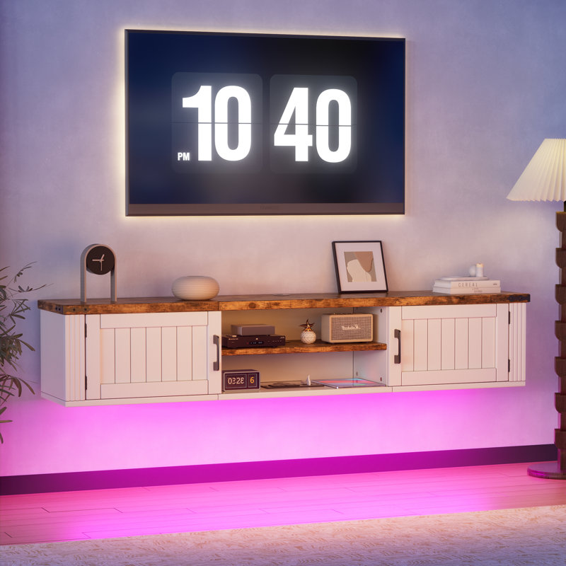 Floating Tv Stand With Doors