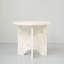 Table sculpturale en marbre avec base emboîtable-121780447