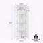 Grande armoire de rangement avec quatre tablettes-333458264