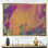 Mauve or et marbre bleu I - reproduction d'art sur toile