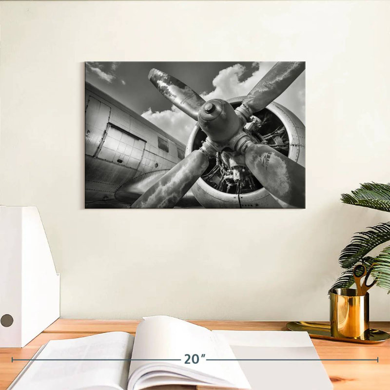 Avion à hélice Mehar, H 8 po x l 12 po