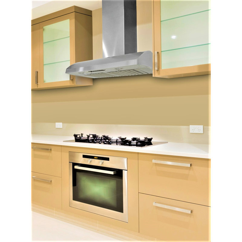 KOBE 35.75" 680 CFM Ducted Wall Mount Range Hood in Stainless Steel