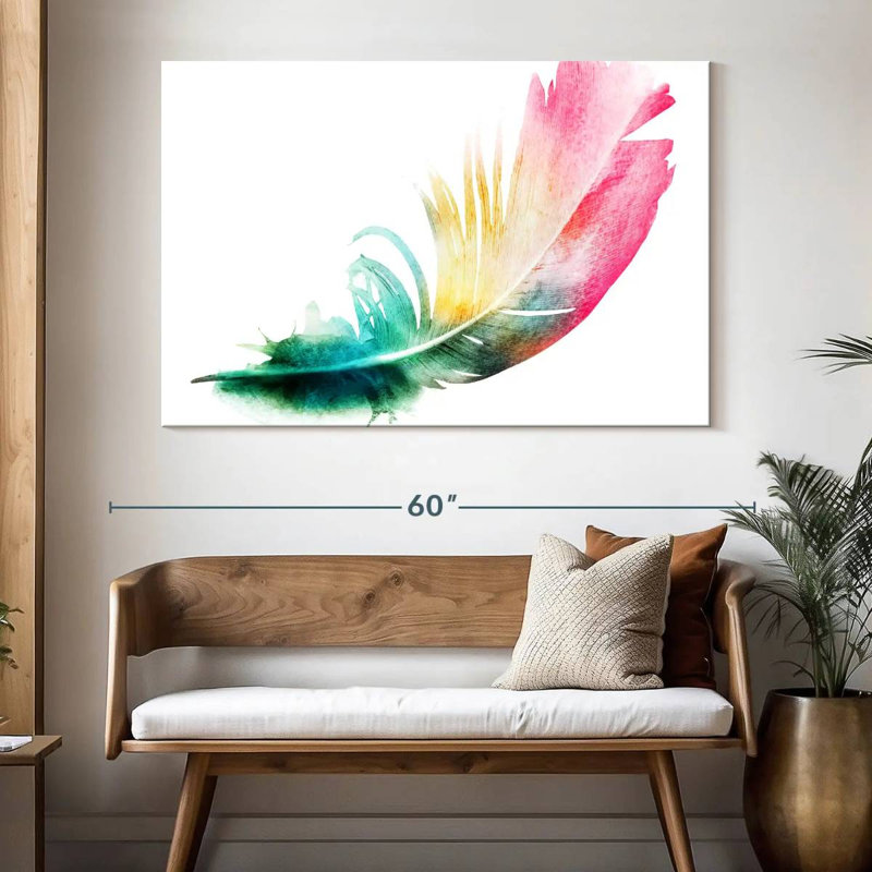 Plume prismatique Kerner, H 34 po x l 51 po