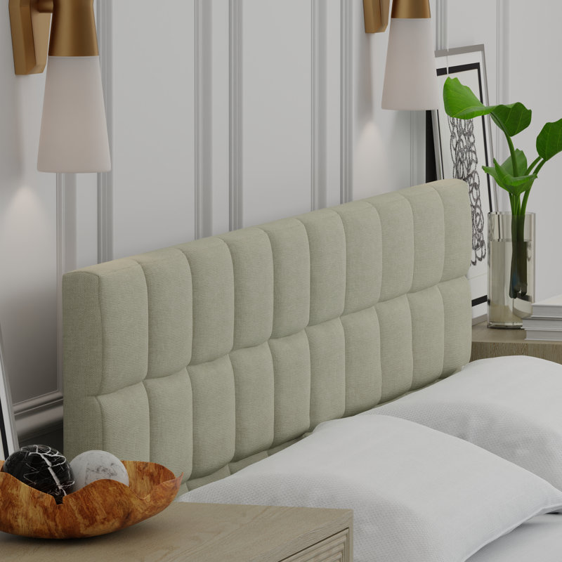 Barthmaier Upholstered Headboard, Beige, King