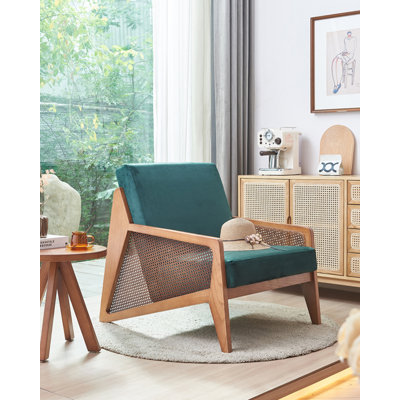 Chaise de loisir en bois massif de style nordique