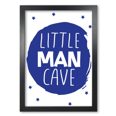 Little Man Cave Circle - Print