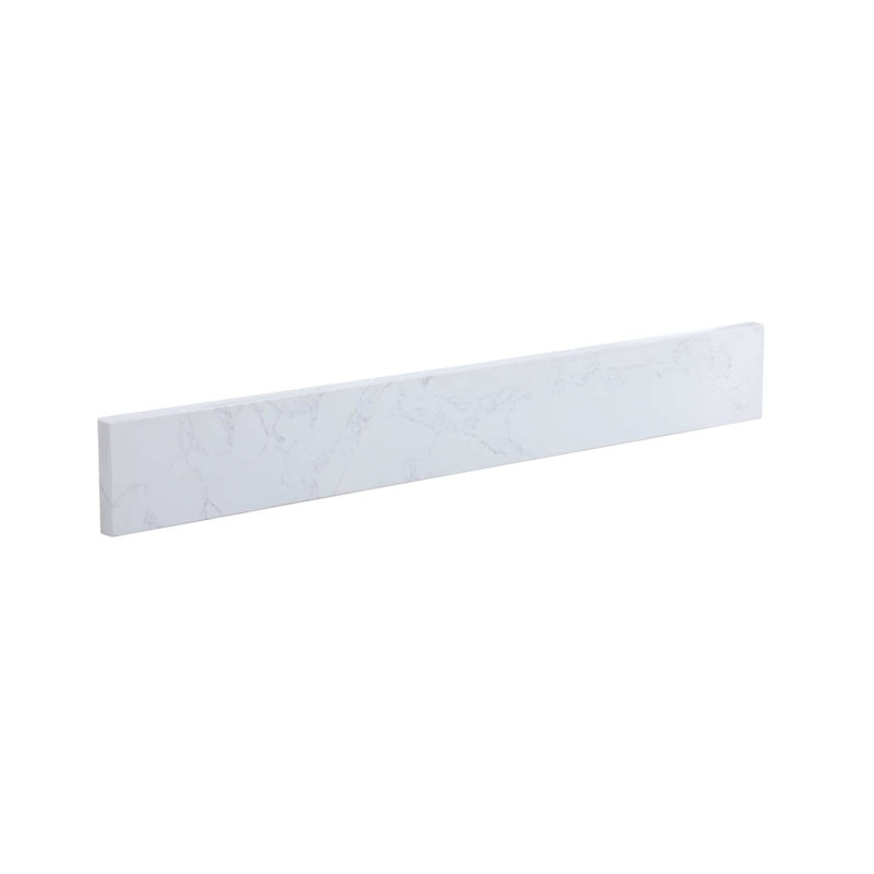 Dosseret de 30 pouces en marbre blanc