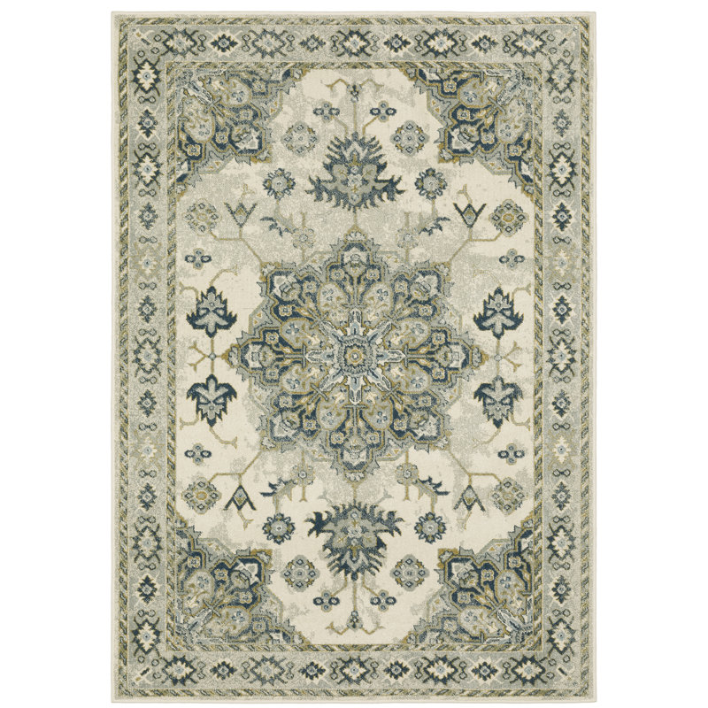 Howard Beach Oriental Indoor Rug, Rectangle 3'3" x 5'