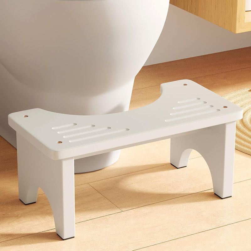 Tabouret de toilette en bambou pour adultes