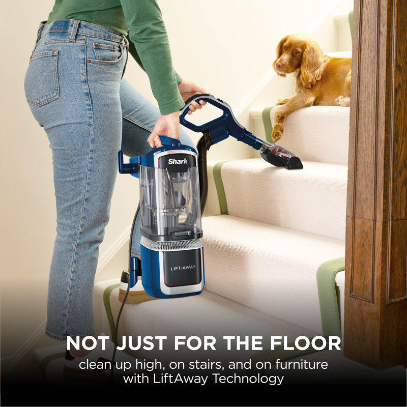 Shark DuoClean Lift-Away Upright Vacuum – Navy
