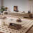 Beige + Brown  Manufactured Wood TVStands
