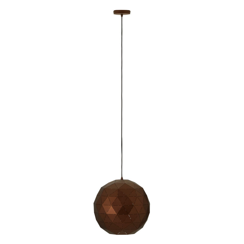 Cosima 1 - Light Single Pendant, Coffee, Coffee/Gold