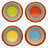 Certified International Tequila Sunrise 16pc Dinnerware