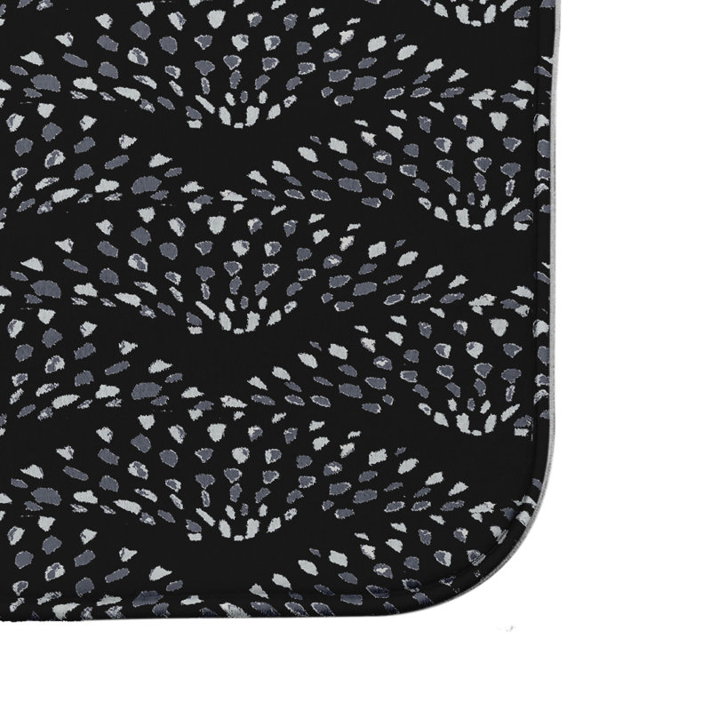 Tapis de bain Glenwood, Noir, l 21 po x L 34 po
