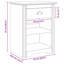 53cm W Manufactured Wood Bedside Table