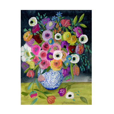 Wrapped Canvas Wall Art - Suzanne Allard 'Out of the Shadows' Wall Art for Living Room, Bedroom, or Office Décor  - 24x32