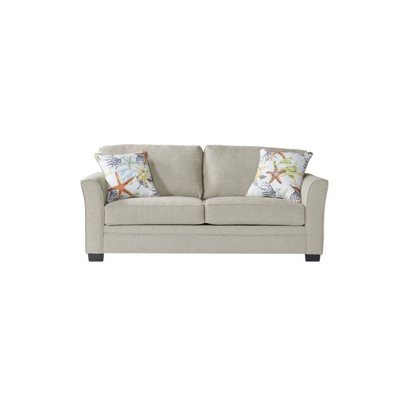 Esma Upholstered 79.5'' Sleeper Sofa, Ecur Polypropylene/Olefin