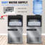 Machine à glaçons encastrable en acier inoxydable avec bac de rangement 33 lb Advwin