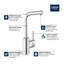 Concetto™ Single Hole Bathroom Faucet with Drain Assembly-39243808