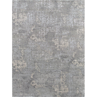 Hand Knotted Abstract Area Rug
