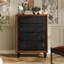Coffre d'appoint en bois massif exquis simple.