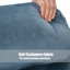 Fauteuil inclinable électrique pour personnes âgées avec télécommande, canapé inclinable électrique, fauteuil inclinable électrique en tissu pour le salon (bleu marine)-432694223