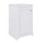 Ensemble de meuble-lavabo de 20 pouces avec lavabo, meuble de rangement autoportant simple avec porte à fermeture douce et tablette réglable, ensemble de meuble-lavabo en bois avec lavabo en céramique pour la salle de bain-422379960