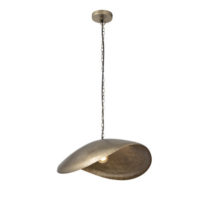 Rouveroy Antique Brass Pendant Light