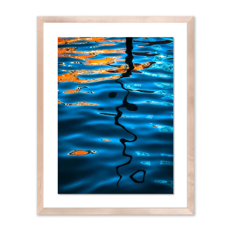 «Venice Pier» par Shawn Thomas - impression encadrée sur papier, Naturel, H 24 po x l 19 po x P 1,5 po