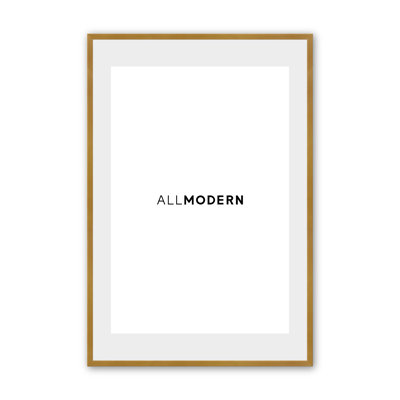 Williston Solid Wood Picture Frame with Mat