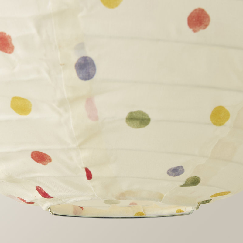 30 cm H Globe Fabric Pendant Shade ( Slip-On ) in Cream
