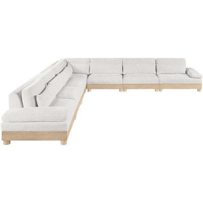 Turin 167.75" Chenille Fabric Upholstered 7Pc. Modular Sectional