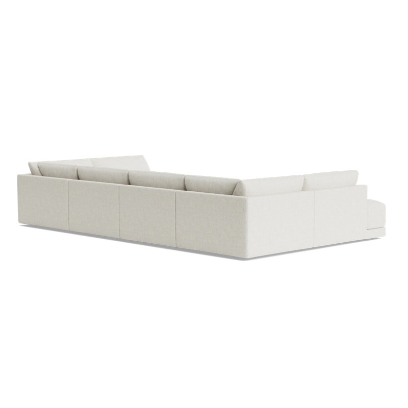 Eva Sectional, Performance Weave - Snow