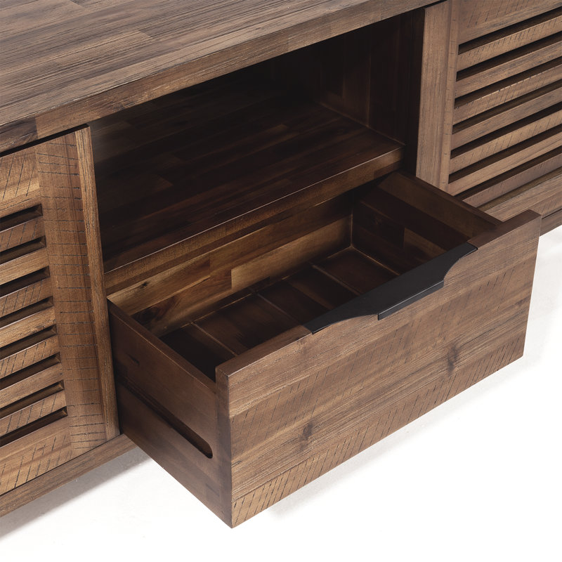 Miller 63'' Solid Wood Easy Assembly TV Stand