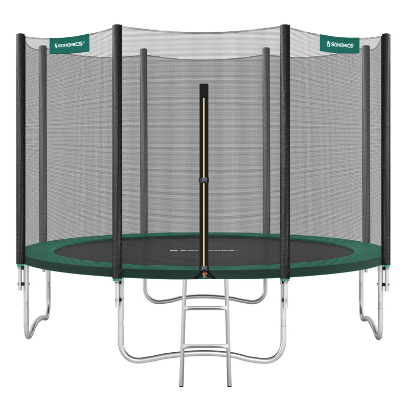 Songmics 366cm Round Backyard Trampoline with Safety Enclosure