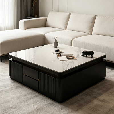 Table basse moderne en pierre