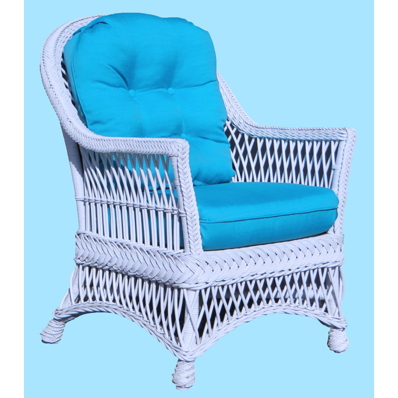 Fauteuil de 28 po Calderon, Aigue-marine, Brun délavé