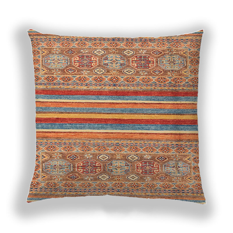 Coussin décoratif abstrait 2477, Microsuède