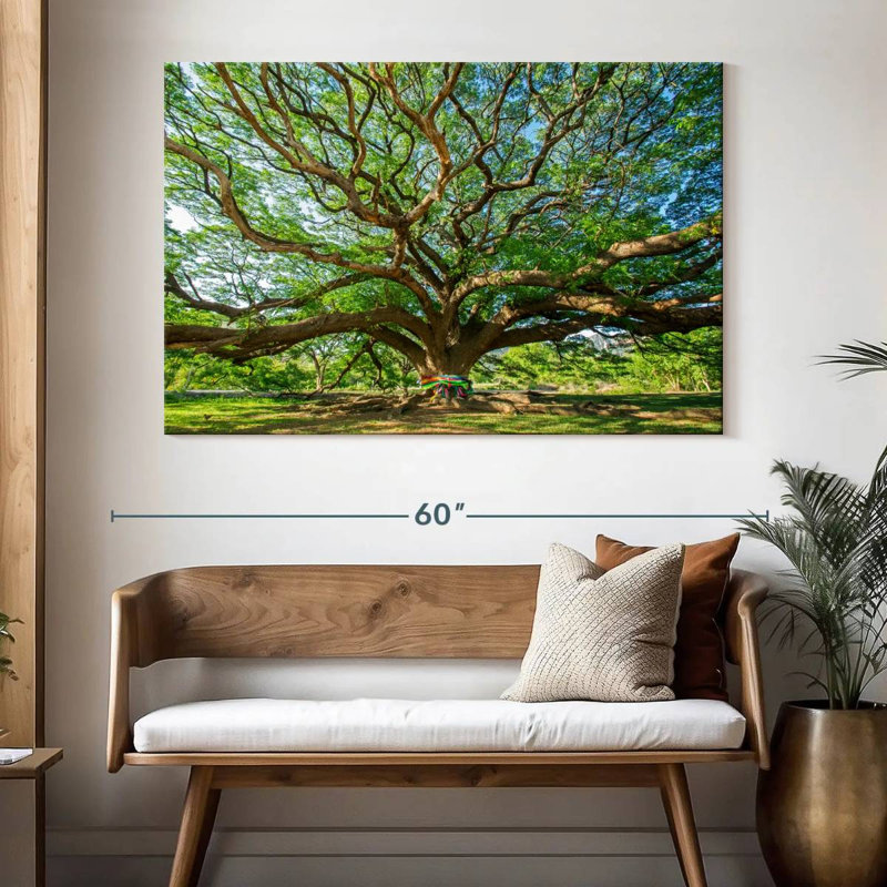 Vieil arbre Harnek, H 34 po x l 51 po
