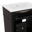 Meuble-lavabo avec lavabo intégré, armoire autoportante avec tiroir rabattable et tablette réglable-1530192132