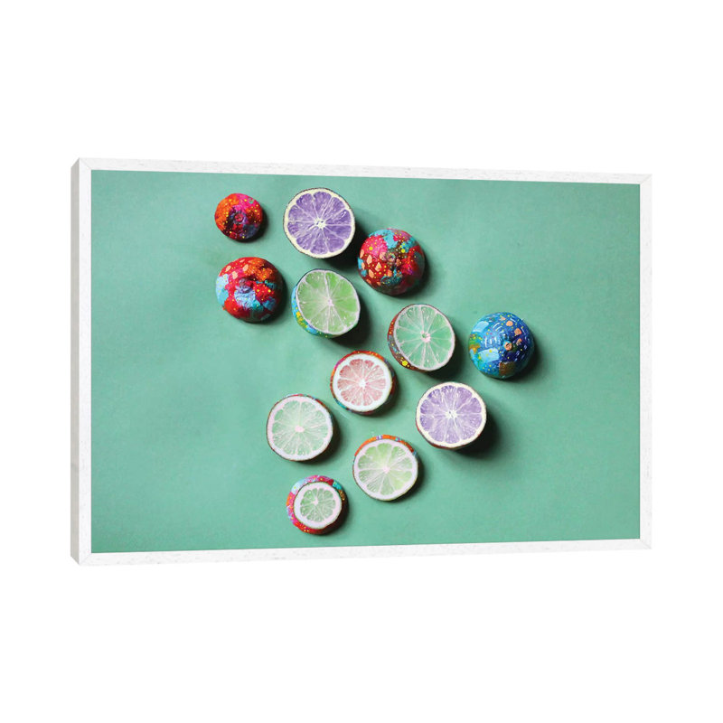 Limes - Print on Canvas, White Framed, 66.04 cm H x 45.72 cm W