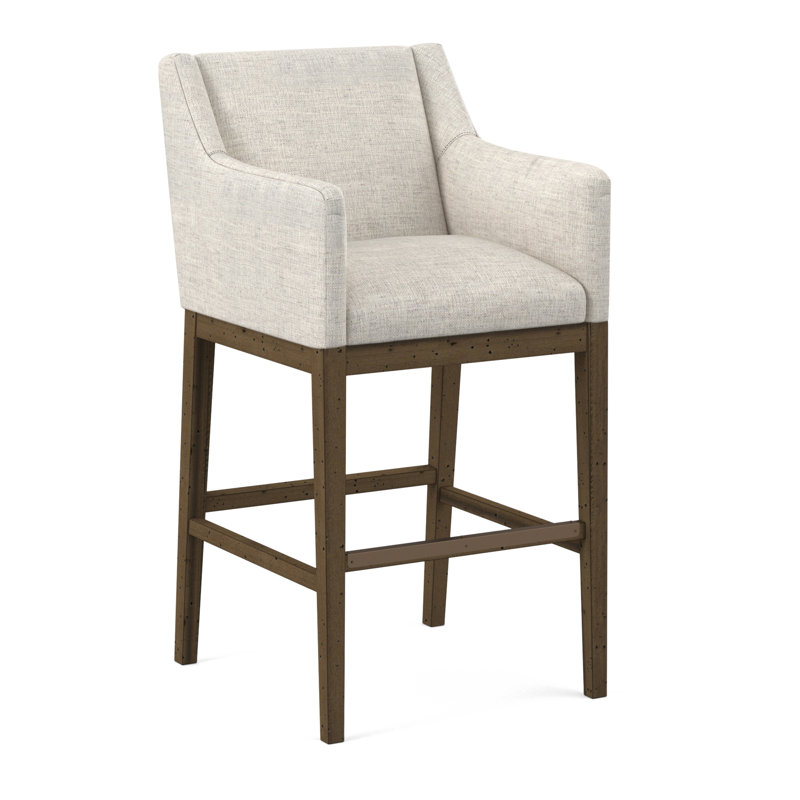 Upholstered Stool, 61471-88, Beachwood