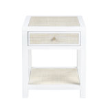 Mordcha 1 Drawer 1 Shelf End Table