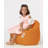 Premium Orange Garden Bean Bag Chair, 23.6 x 23.6 x 9.8 inches | 100% Waterproof Polyester, 100% Original Bead Styrofoam | Hidden Zipper System, Max Weight Capacity: 440 lbs | Perfect for Modern Outdoor Entertainment & Relaxation-79059099