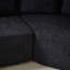 Ensemble de canapé modulaire en forme de V de 106,3 pouces en chenille, comprenant 3 coussins décoratifs et 2 repose-pieds courbés-1108648033